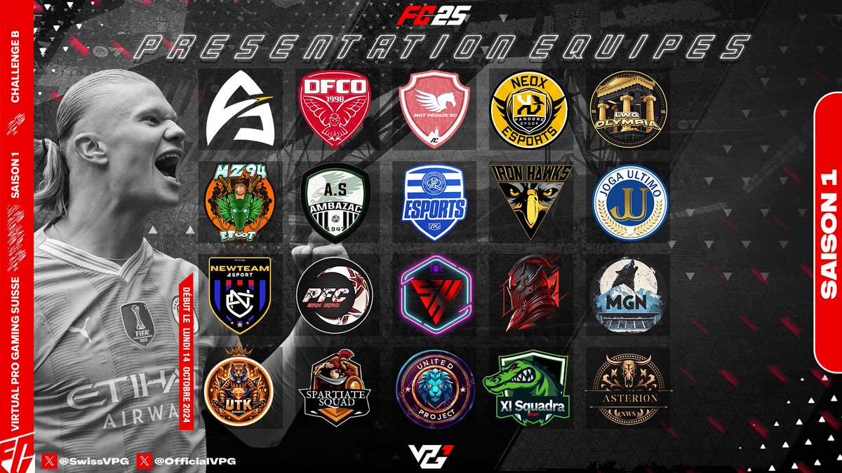 NEWTEAM eSport (@newteam_esport) on Twitter photo Participation Officielle de la <a href="/NEWTEAM_eSport/">NEWTEAM eSport</a> au Championnat Challenge L2 – <a href="/SwissVPG/">VPG Switzerland 🇨🇭</a>
Voici la liste des clubs engagé dans notre championnat
Bonne saison à tous 🎮⚽️ Participation Officielle de la <a href="/NEWTEAM_eSport/">NEWTEAM eSport</a> au Championnat Challenge L2 – <a href="/SwissVPG/">VPG Switzerland 🇨🇭</a>
Voici la liste des clubs engagé dans notre championnat
Bonne saison à tous 🎮⚽️