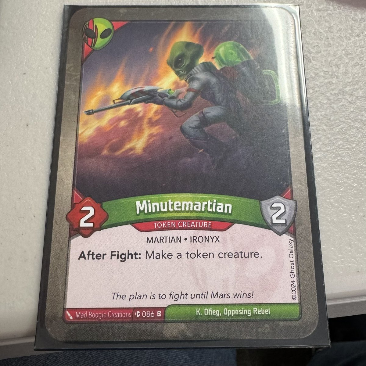 omg Minutemartian is SOOOO busted #keyforge #MartianCivilWar