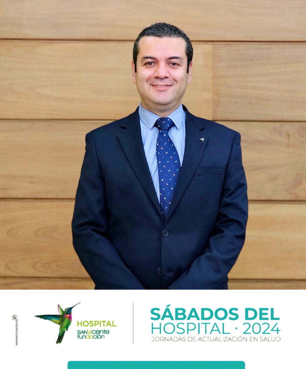 Nuestro líder clínico cardiovascular y pulmunar Edison Muñoz es el moderador del día de hoy en #SábadosDelHospital para hablar de tópicos selectos en medicina cardiovascular. <a href="/edisonhoy/">Edison Muñoz Ortiz</a>  #SanVicenteFundación 💚