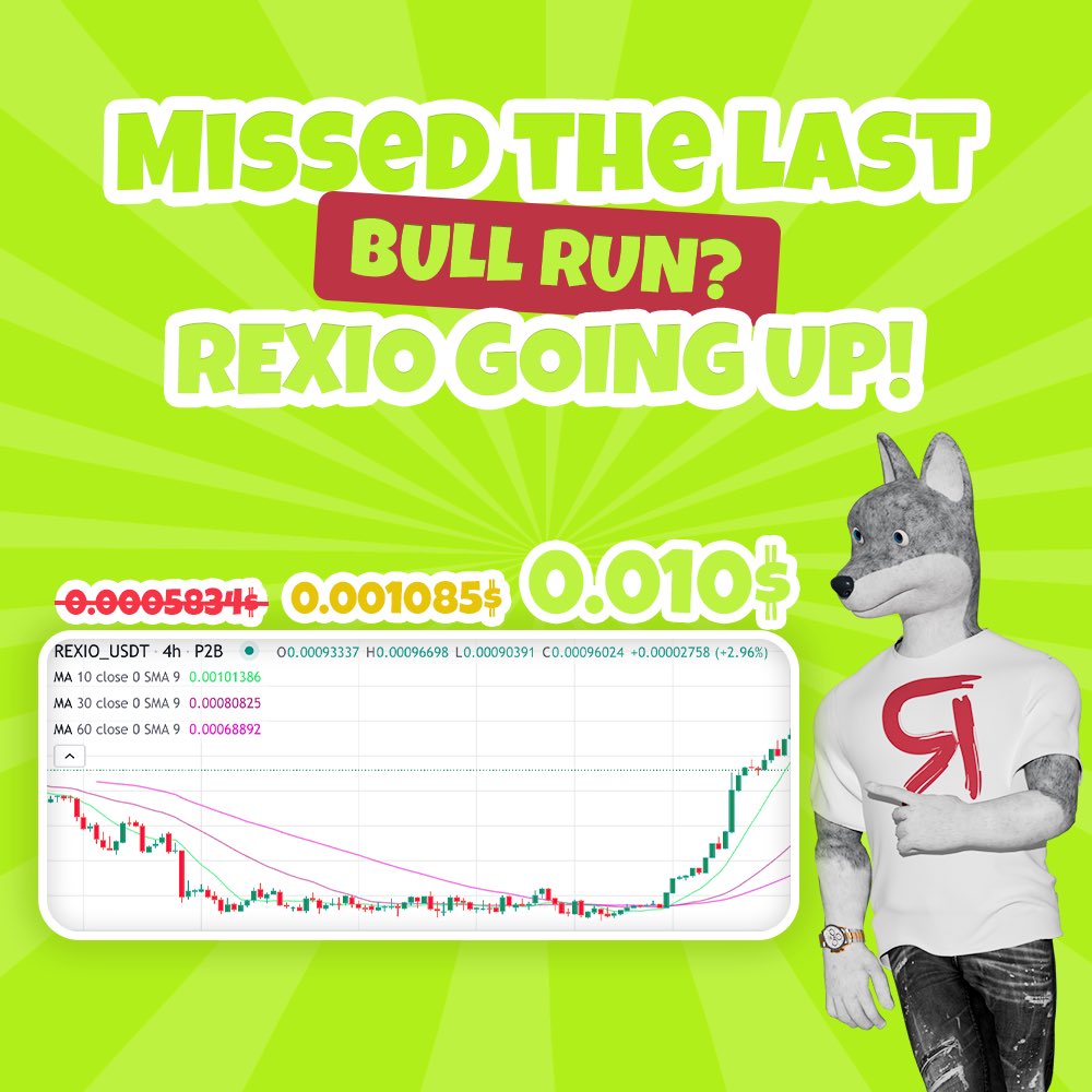 rexio_coin's tweet photo. $REXIO GOING UP! 🚀🔥

#crypto #CryptoNews https://t.co/viHwMVBy5Q