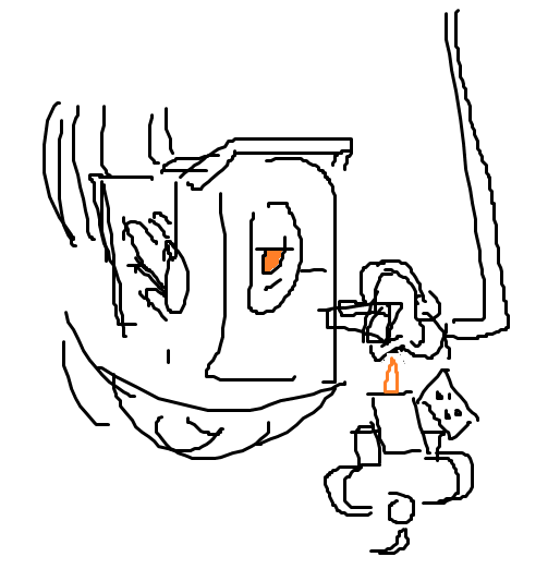 AlexChoco035's tweet photo. GLaDOS smoking. https://t.co/QyluJG8UKb