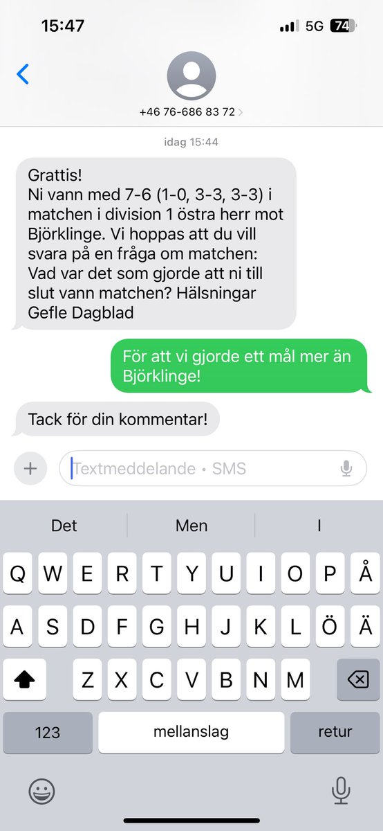 Även media avklarat.