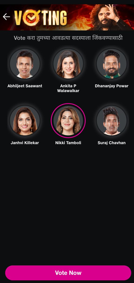 KhabriBossLady's tweet photo. I have voted for #NikkiTamboli ,she deserves to win as she got #BiggBossMarathi5 the attention all over India, she is one of the major reason why season 5 got more buzz. https://t.co/owLI9hF81S