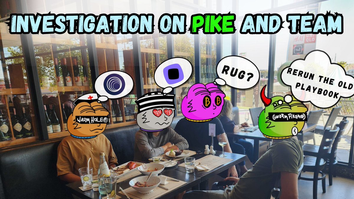 Meet Mr. Terry and his crew;

The masterminds who fooled VCs, the community, and even got big names like Wormhole, Monad, Madlads and degods to back them in pulling off a reckless scam.

A thread on the detailed investigation into the <a href="/PikeFinance/">Pike</a> Saga: 🧵👇