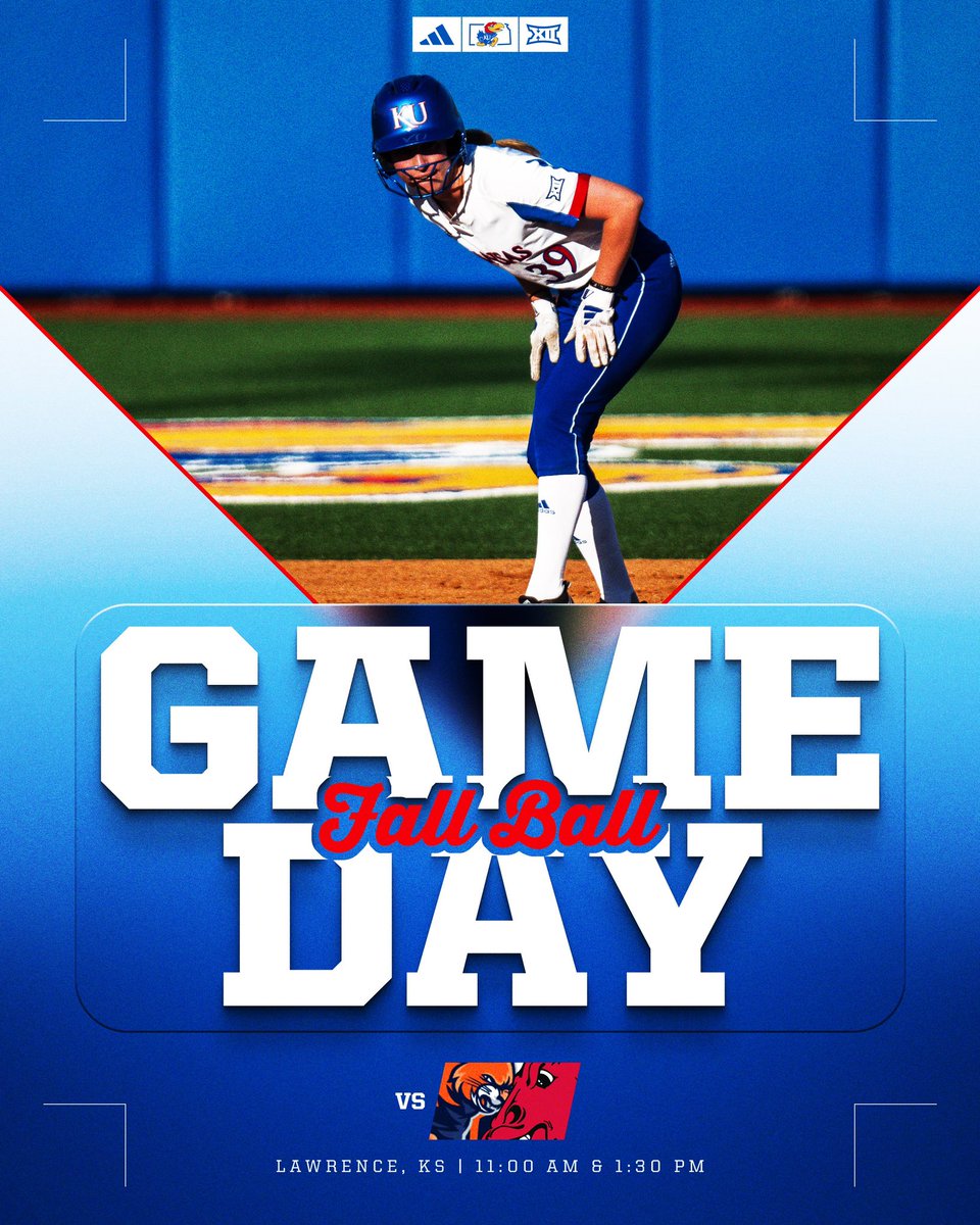 Got ✌️on deck

🆚 Baker | UCM
⏰ 11:00 a.m. CT | 1:30 p.m. CT
📍 Arrocha Ballpark 
🎟 → Free Admission 

#RockChalk