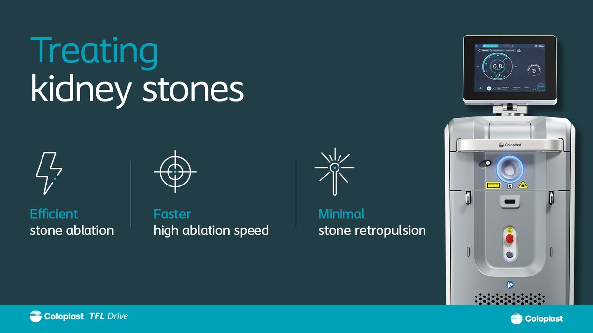 Did you know the #Coloplast #TFL Drive Thulium Fiber Laser offers faster ablation and less stone retropulsion for increased efficiency? Learn more at coloplast.to/tfl.
ISI: coloplast.to/tflbs
#Endourology #UroSoMe #Dust24