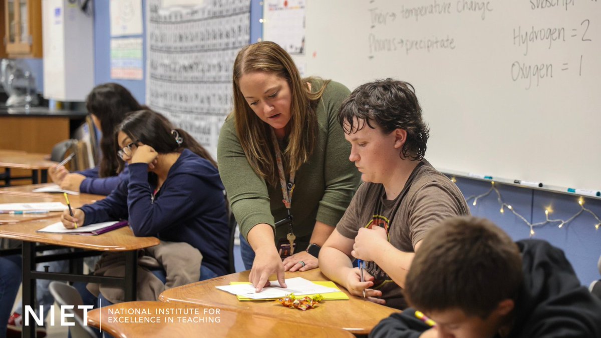 National Institute for Excellence in Teaching (@nietteach) on Twitter photo Happy #WorldTeachersDay! Today, we celebrate the incredible educators who dedicate their passion and expertise to shaping the future. Thank you, teachers! #Education (photo credit: <a href="/somersetisd/">Somerset ISD</a>) Happy #WorldTeachersDay! Today, we celebrate the incredible educators who dedicate their passion and expertise to shaping the future. Thank you, teachers! #Education (photo credit: <a href="/somersetisd/">Somerset ISD</a>)