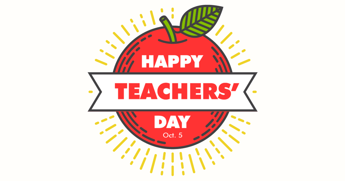 Happy #WorldTeachersDay! Thank you teachers for inspiring, guiding and caring for our students each day. Your hard work and commitment do not go unnoticed. We are so grateful for all that you do! #RVSed