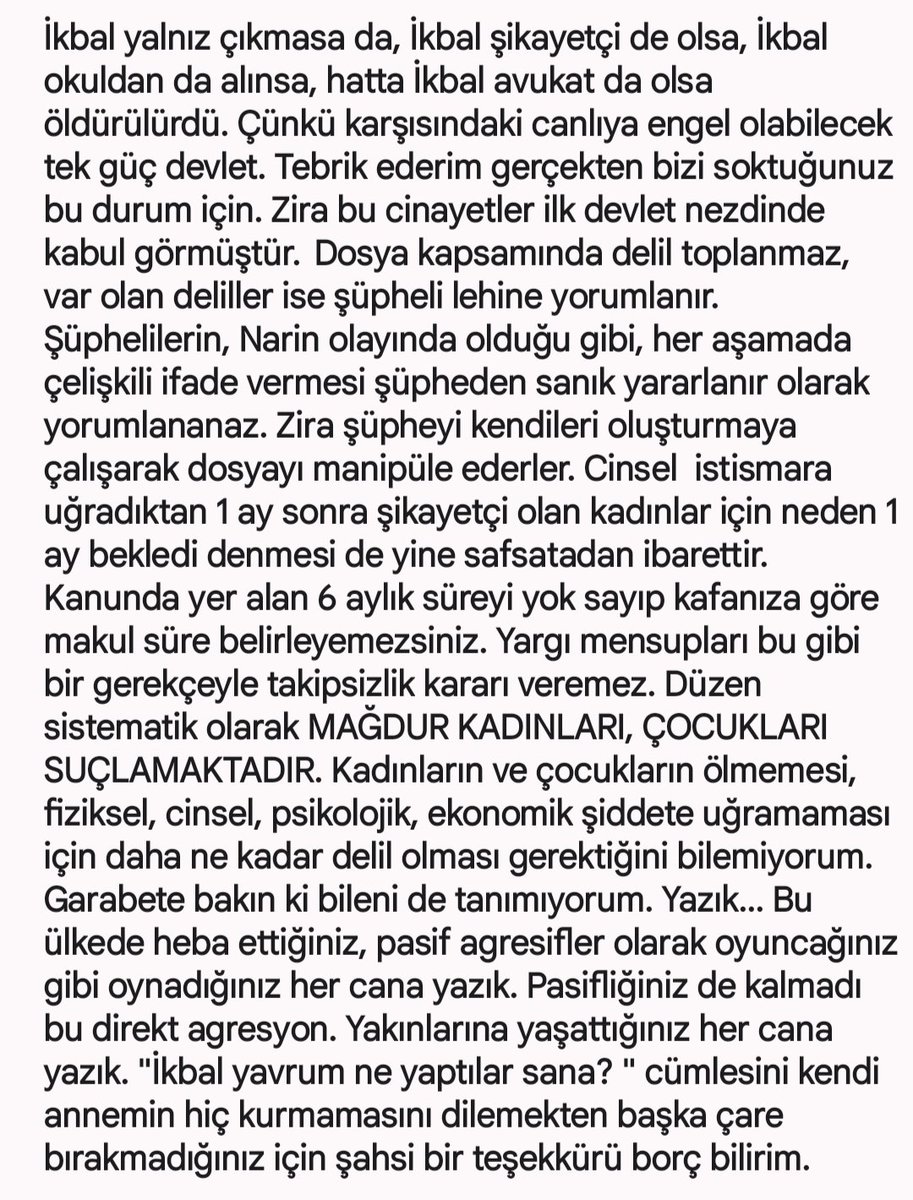 Çok üzgünüm  #ikbaliçinadalet #ayşenuriçinadalet #ikbaluzuner #turkishwomenareindanger