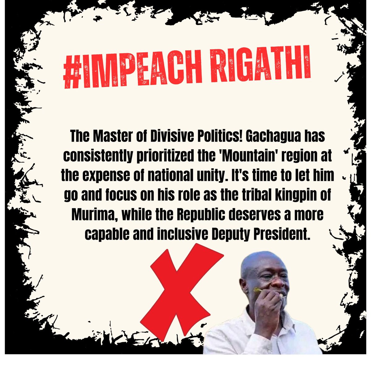 KerAbich's tweet photo. For the future of this nation, we must hold leaders accountable and remove those who prioritize personal gain over the public good.
#ImpeachGachagua #TimeForGachaguaToGo
@KerAbich 
@OleItumbi @Nyamori_Joshua https://t.co/Ut6Rc7ZkeZ
