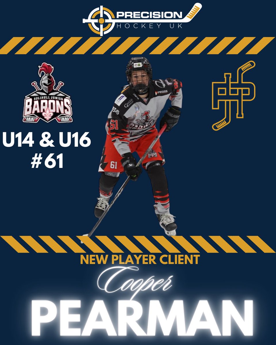 Thrilled to announce we are now working with @solihulljuniorbarons forward Cooper Pearman

After a really positive first video analysis call this week with Cooper, we are really excited to support Cooper in his development and chase his goals for the season ahead!