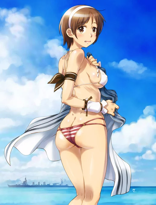 #見た人もなにか無言で軽巡洋艦をあげる 長良型で。 