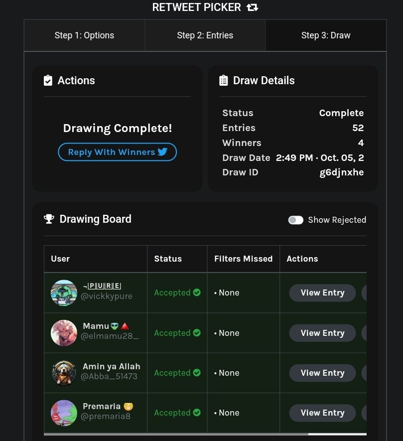 Dm your #NEAR wallet addresses guys🎉  <a href="/vickkypure/">𝐏𝐔𝐑𝐄</a> @elmamu28_ @Abba_51473 <a href="/premaria8/">Premaria 😁</a> 
Congratulations 🎊
