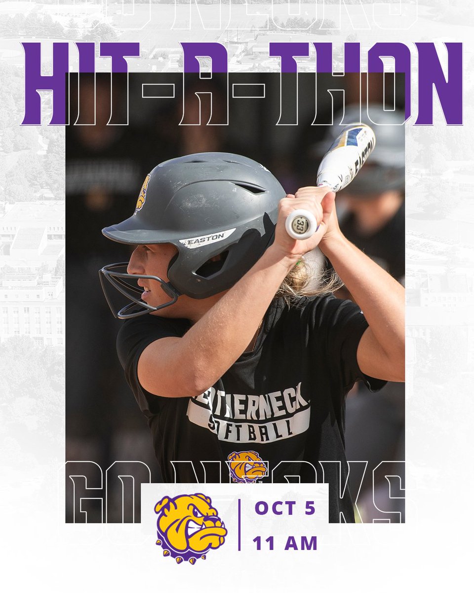 WIUSoftball's tweet image. It's Hit-A-Thon day! Come out and support us!

🕰️ 11 AM
🏟️ Mary Ellen McKee
Donate: tinyurl.com/y6apaz8k

#GoNecks | #OneGoal