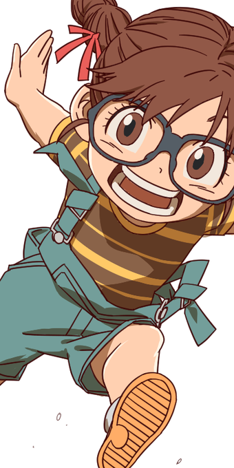 髪の毛が茶色い版 #Drスランプ 