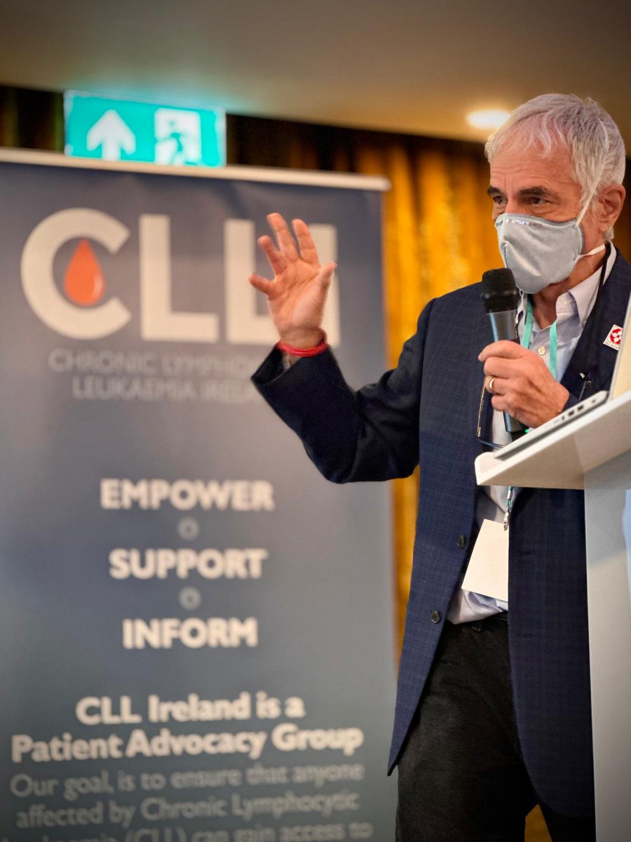 CLL Ireland (@cllireland) on Twitter photo Wow, what a talk from <a href="/briankoffman/">Brian Koffman</a> of <a href="/CllSociety/">CLL Society Inc.</a> on his amazing #CLL story.
20 years a blood cancer patient and five different treatments.
Patients need access to clinical trials and better treatments
<a href="/JanRynne/">Jan Rynne</a>
@DrRobertOConnor
<a href="/BreakthroCancer/">Breakthrough Cancer Research</a> Wow, what a talk from <a href="/briankoffman/">Brian Koffman</a> of <a href="/CllSociety/">CLL Society Inc.</a> on his amazing #CLL story.
20 years a blood cancer patient and five different treatments.
Patients need access to clinical trials and better treatments
<a href="/JanRynne/">Jan Rynne</a>
@DrRobertOConnor
<a href="/BreakthroCancer/">Breakthrough Cancer Research</a>
