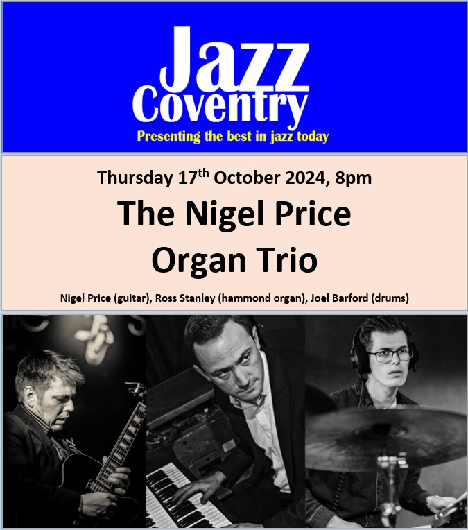 Jazz_Coventry's tweet photo. For more information and tickets see: https://t.co/AMHvZmDuB3
@covintstudents @covcampus
@warwickuni @BBCCWR
#jazz #Coventry #coventry_music https://t.co/ePheNIK9hW