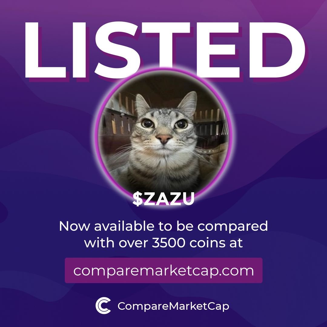 comparemcap's tweet photo. $ZAZU is now listed on https://t.co/0TWWfvJibV!

📈$2.8M
💸$0.0028

Check Zazu on:
Website: https://t.co/tqlJBK8X0B
Telegram: https://t.co/oRBhZuLexQ https://t.co/KBmx0sRWYc