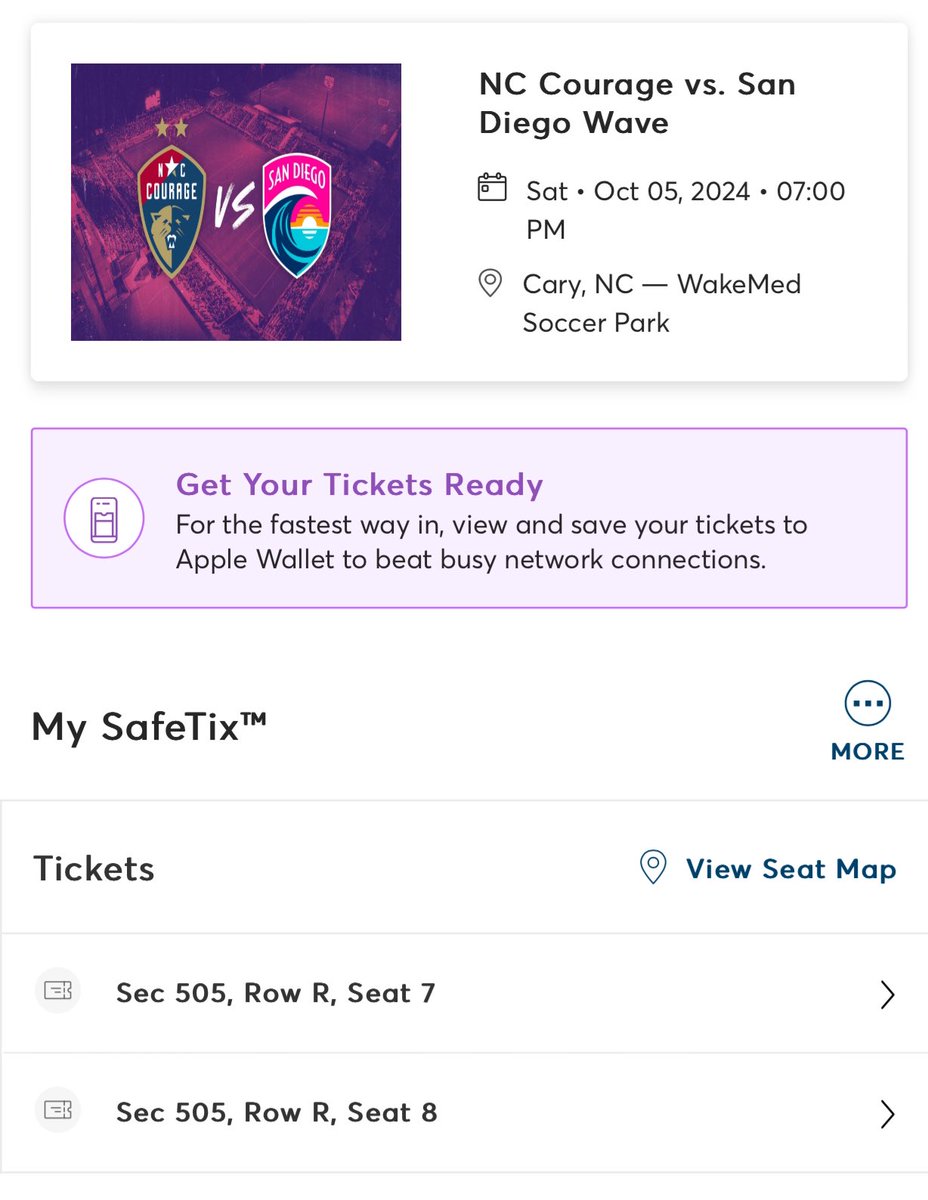 TheRealTonyHuey's tweet photo. If anyone wants 2 tickets and a VIP parking pass to tonight’s #NCCourage game please DM me. No charge, we’d just love for them to be used.

#Raleigh #Durham #ChapelHill #NorthCarolina #ThingsToDo #WOSO #NWSL #ForTheLove https://t.co/kSoimgQrkv