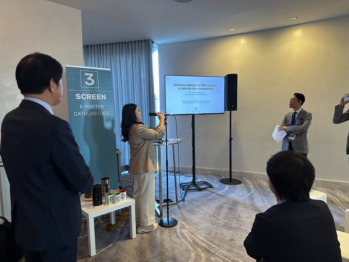 SunantoNg's tweet photo. Proudly presenting at @CSIcongress #CSIAP #CSIAP2024 - our experience on PFO. A great friendly atmosphere of discussion and learning. https://t.co/JyJom9LKsV