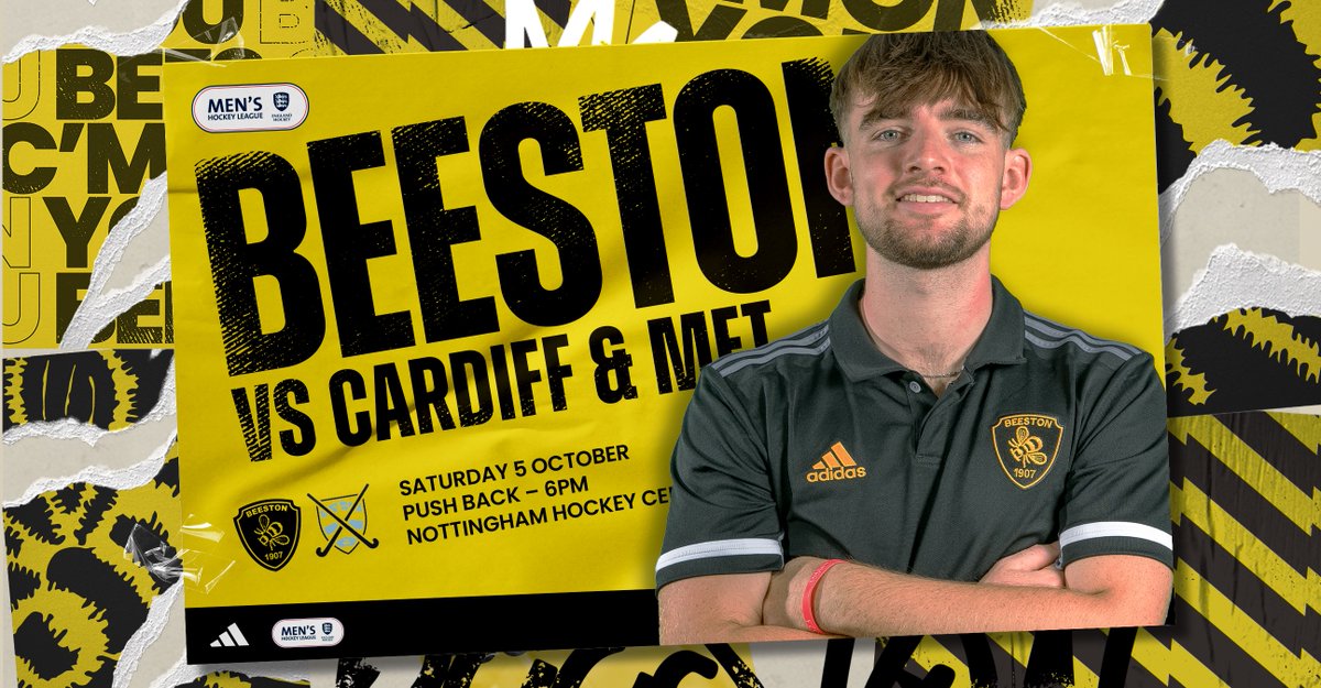 OfficialBeeHC's tweet photo. TODAY'S HEADLINE MATCH
The Men take on @Cardiff_Hockey at 6pm at home โ this won't be one to miss!
๐ 6pm
๐ Nottingham Hockey Centre
๐ฅ Live on https://t.co/oCTvTdmg9f with @VoiceOfHockey and Steve Musson.
#YouBees https://t.co/s8yjdwgw85