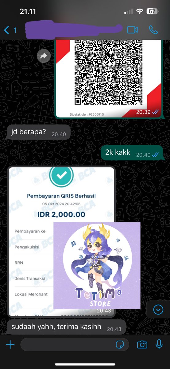 Tetimostore's tweet image. 14. wdp ml only 26k🤩 #testimo🍬 
15. jasa repost story ig