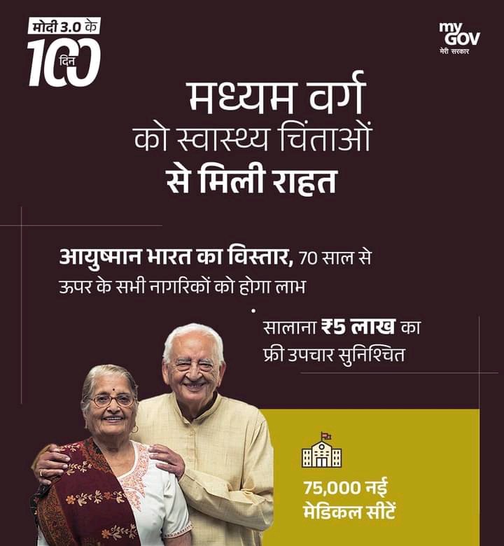 Shakunsinghbjp's tweet photo. Modi 3.0 के 100 दिन...

मध्यम वर्ग को स्वास्थ्य चिंताओं से मिली राहत...

#100DaysOfModi3 #NarendraModi #ABHA #shakunsingh https://t.co/gk05Zz4Dx2