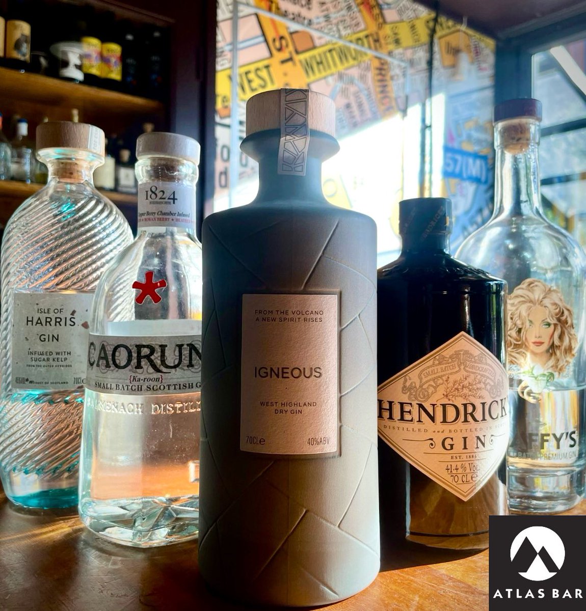 Wishing all our Scottish #gin friends, Happy #InternationalScottishGinDay.
Just a few of our favourites here, and we've over 80 others for you to explore <a href="/TheAtlasBar/">Atlas Bar</a> , at the bar #Manchester 🏴󠁧󠁢󠁳󠁣󠁴󠁿🍸🎉