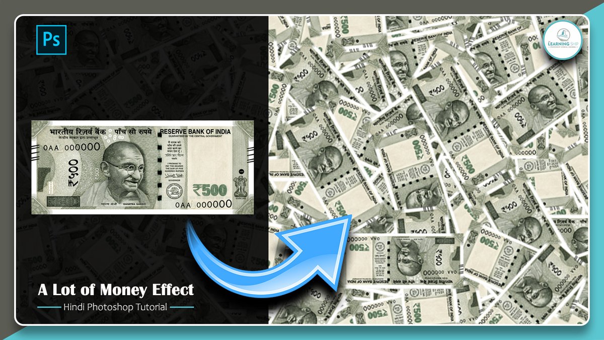 LearningShip's tweet image. How to make Lot of Money Effect | Lot of Cash | Photoshop | The Learning... youtu.be/assMl1ot1eI?si… via @YouTube