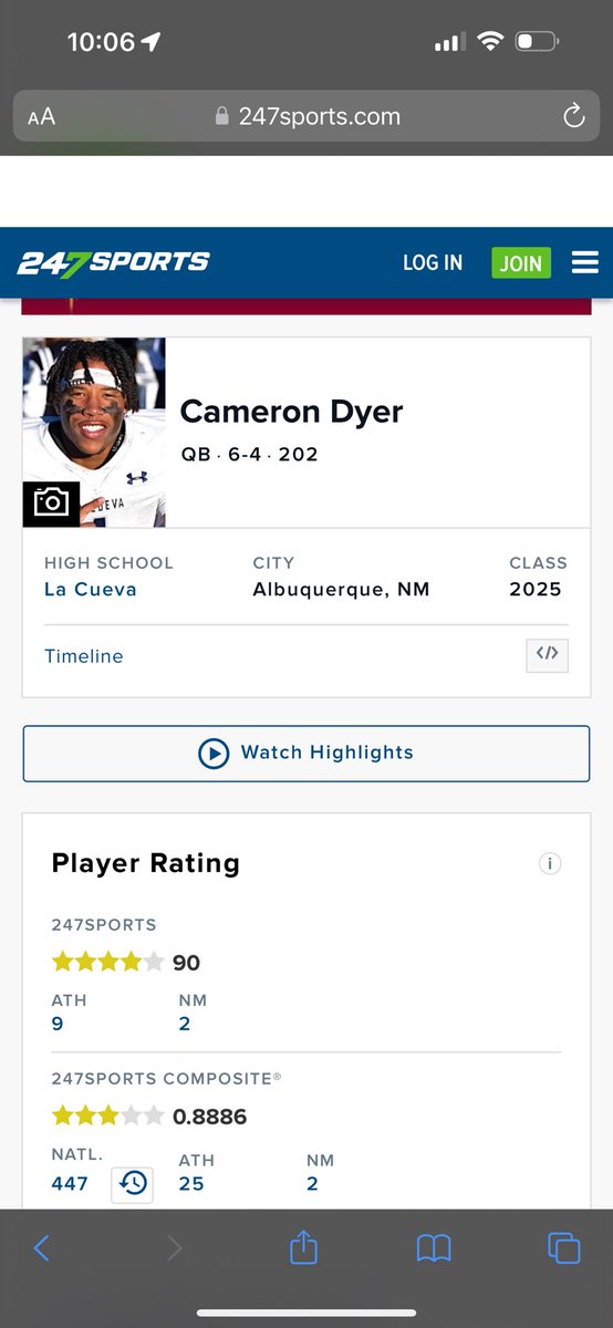 Blessed to be a 4⭐️ on <a href="/247Sports/">247Sports</a> #outwork