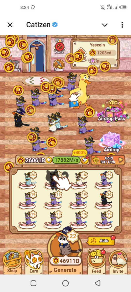 DailyC32748's tweet photo. @Its_Neat23 Thank you, Sir for response.

Can i continue playing this game or i will leave it and focus only on bombie and tasks only? https://t.co/HWf0njpVeK