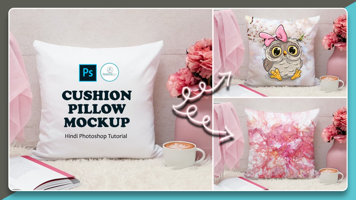 LearningShip's tweet image. Step-by-Step Cushion Cover Design Tutorial | Pillow Mockup | The Learnin... youtu.be/WS6cb6FfAxk?si… via @YouTube