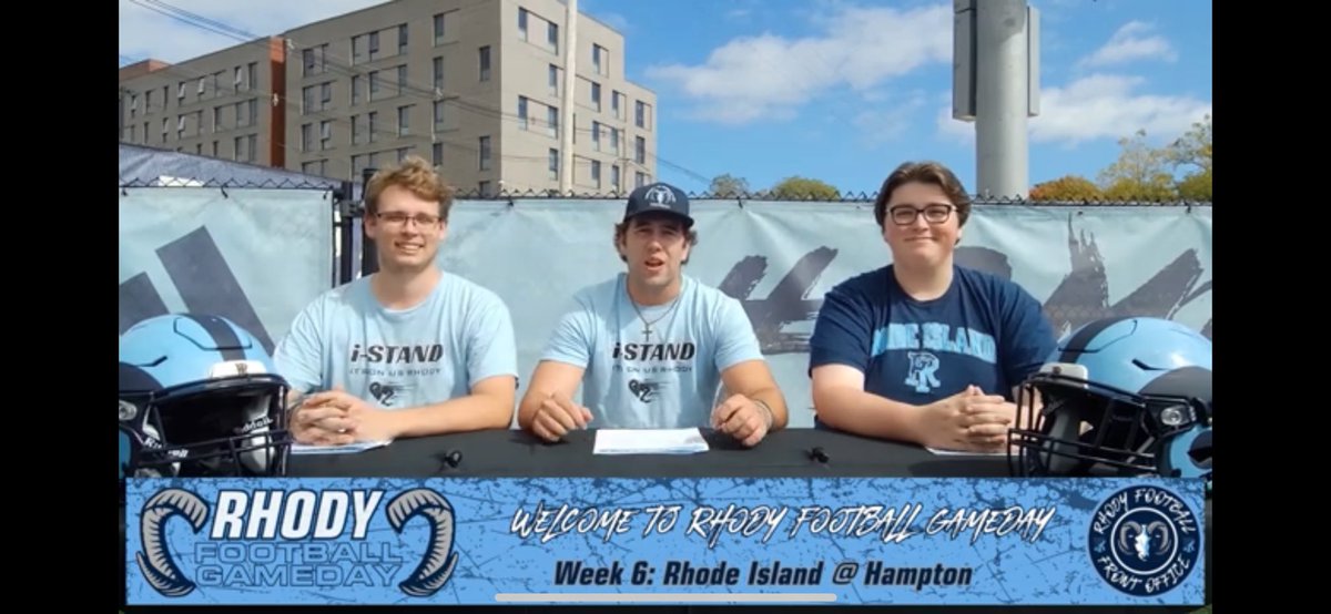 Noah McLane (@noahmclane20) on Twitter photo It’s GAME DAY! Rhode Island takes on Hampton in a big time matchup on the road! Take a look at all you need to know about the matchup before 2:00pm kickoff. This week on Rhody Football game day with <a href="/connor_derosia/">Connor_derosia</a> <a href="/jonblair_/">Jonathan Blair</a>
youtu.be/1Afrfr5cGM0?si… It’s GAME DAY! Rhode Island takes on Hampton in a big time matchup on the road! Take a look at all you need to know about the matchup before 2:00pm kickoff. This week on Rhody Football game day with <a href="/connor_derosia/">Connor_derosia</a> <a href="/jonblair_/">Jonathan Blair</a>
youtu.be/1Afrfr5cGM0?si…