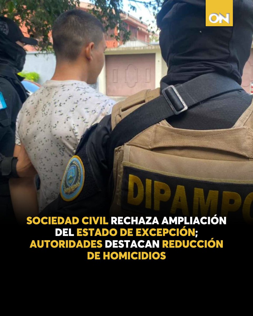 canal11hn's tweet image. Las reacciones no se hicieron esperar después de que dieran a conocer una nueva ampliación del estado de excepción en Honduras. 

¿Cuáles fueron las opiniones? 👉 oncenoticias.hn/nacionales/rea…

#EstadoExcepción #Honduras #Reacciones