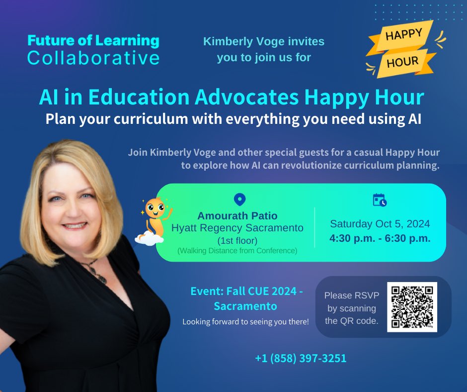 Are you attending #fallcue ? Join me for some AI incredible learning! #cue #WEARECUE <a href="/cueinc/">CUE</a>