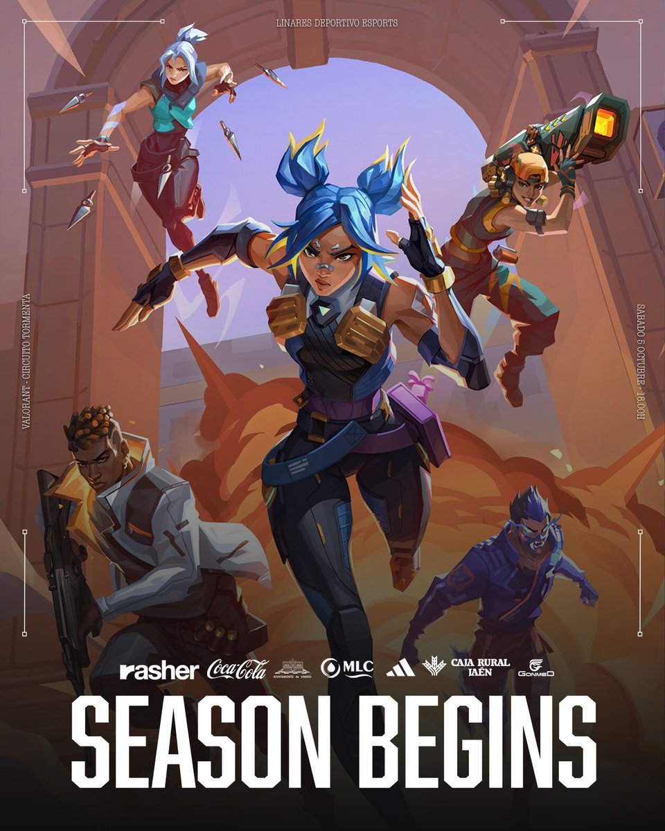 GameDay | #Valorant 

¡Hoy NO hay excusas! 💥

🗞️| Nuestros azulillos hoy jugaran el Qualy 2 de <a href="/TormentaVALes/">Circuito Tormenta | VALORANT</a> 

🔫| <a href="/MrInFaM3/">InFi</a> 
🔫| <a href="/G0nB3st/">gon</a> 
🔫| <a href="/AleeexFdz43/">AleeXFdZ</a> 
🔫| <a href="/Pablosrrn19/">Pol🪐</a> 
🔫| <a href="/_Ekixx/">Ekixx</a> 

👤| <a href="/steventvlr/">Steven't</a> 
👤| <a href="/9VeeeX/">9VeeX</a> 

#UnaNuevaEra