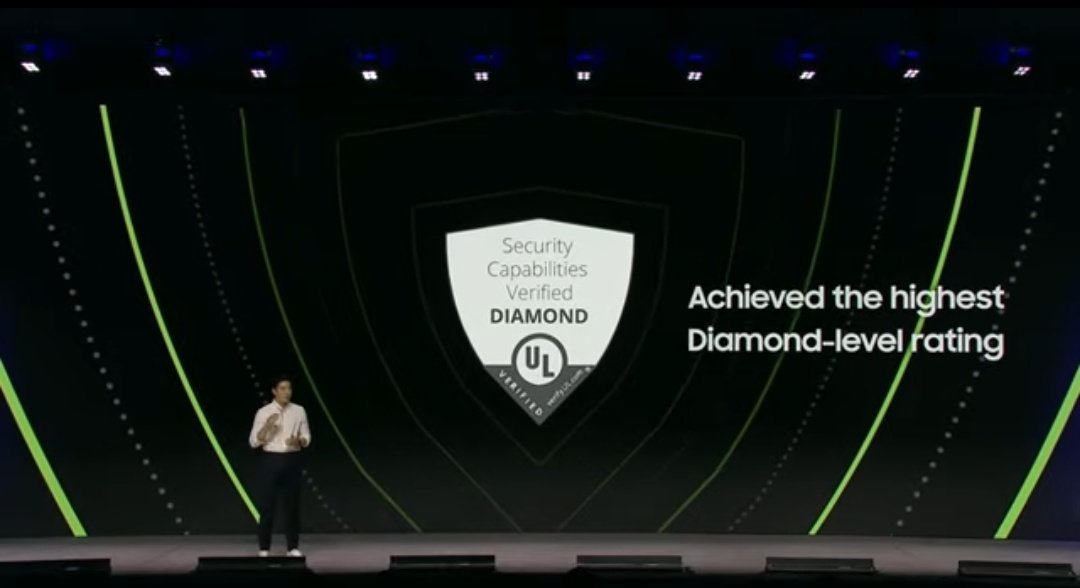 basilmraju's tweet photo. @SamsungMobile has been awarded @UL_Solutions  Diamond certificate for IoT Service.
Snap from #SDC24 https://t.co/piEMY55kVG