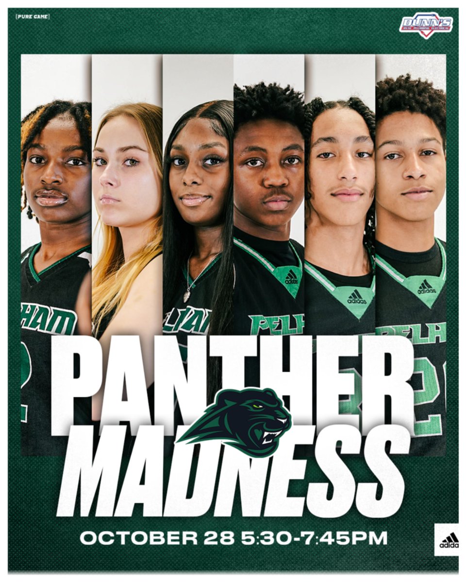 Mark your calendars for PANTHER MADNESS on October 28! Come out and help <a href="/ThePelhamWayWBB/">Pelham Girls Basketball</a> and <a href="/ThePelhamWayMBB/">Pelham Panther Men's Basketball</a> kick off the 2024-2025 Season!
#ThePelhamWayWBB
#ThePelhamWayMBB

<a href="/ThePelhamWayAD/">Trey Simpson</a>
@ThePelhamWayPRN
<a href="/PelhamSchools/">Pelham City Schools</a>