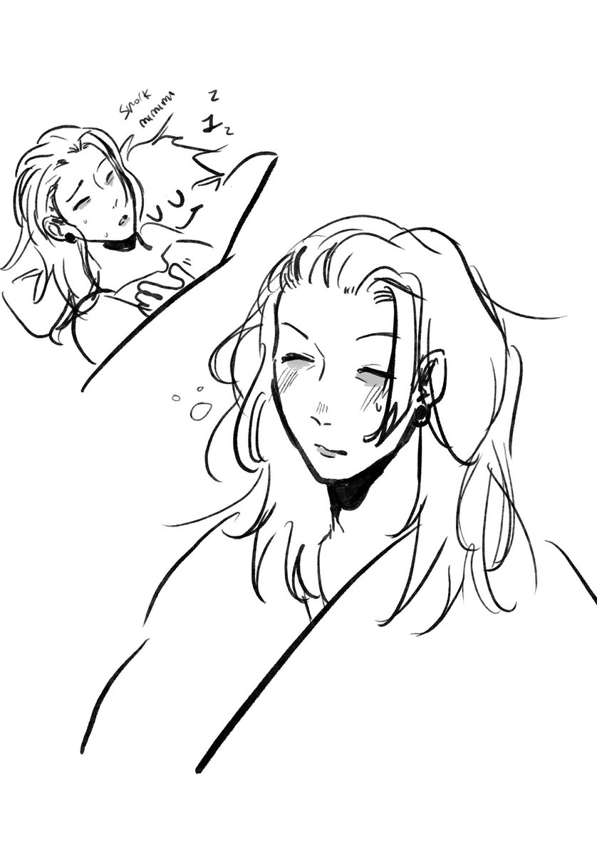 kkontsu's tweet photo. took a break and woke up w a new art style dear god https://t.co/VkeBNaZnts