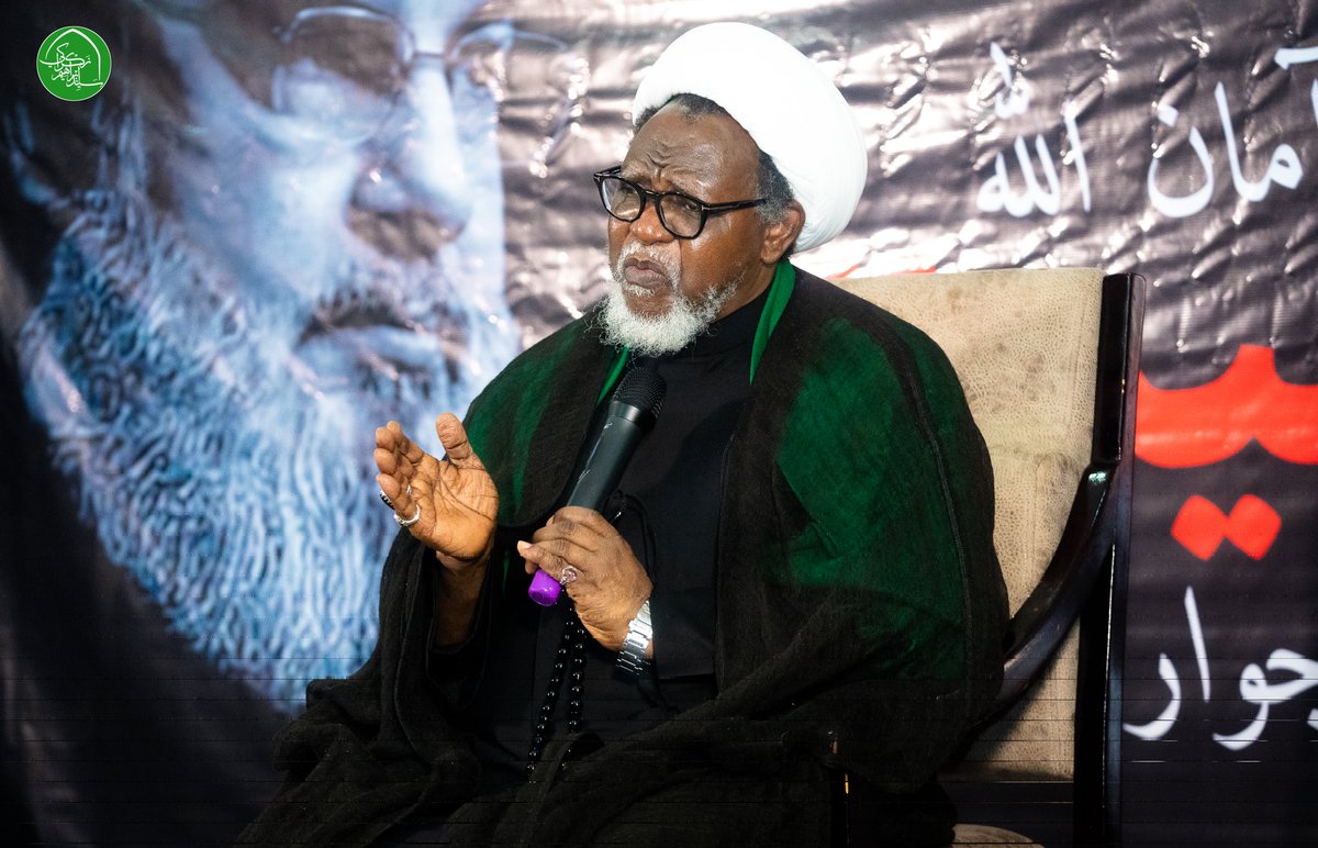 SZakzakyOffice's tweet photo. Islamic movement commemorated the martyrdom of Sayyid Hassan Nas-ra-llah in Abuja. In his speech, Leader Sheikh Ibraheem Zakzaky (H) extolled the great qualities of the Sayyid, particularly his bravery and upright nature.

The leader condemned the manner of the Sayyid's assassination, describing it as barbaric and attributing it to the occupiers operating under the guise of the American terrorist regime. He stated that without the support of the US, Britain, and other Western nations, Israel would be a useless entity.

In conclusion, the Leader extended his condolences to the immediate family of the Sayyid, his lovers, and well-wishers. He also shared glad tidings for the resistance axis and predicted doom for the Zionist enemies.

01/Rabiu Thani/1446
04/10/2024