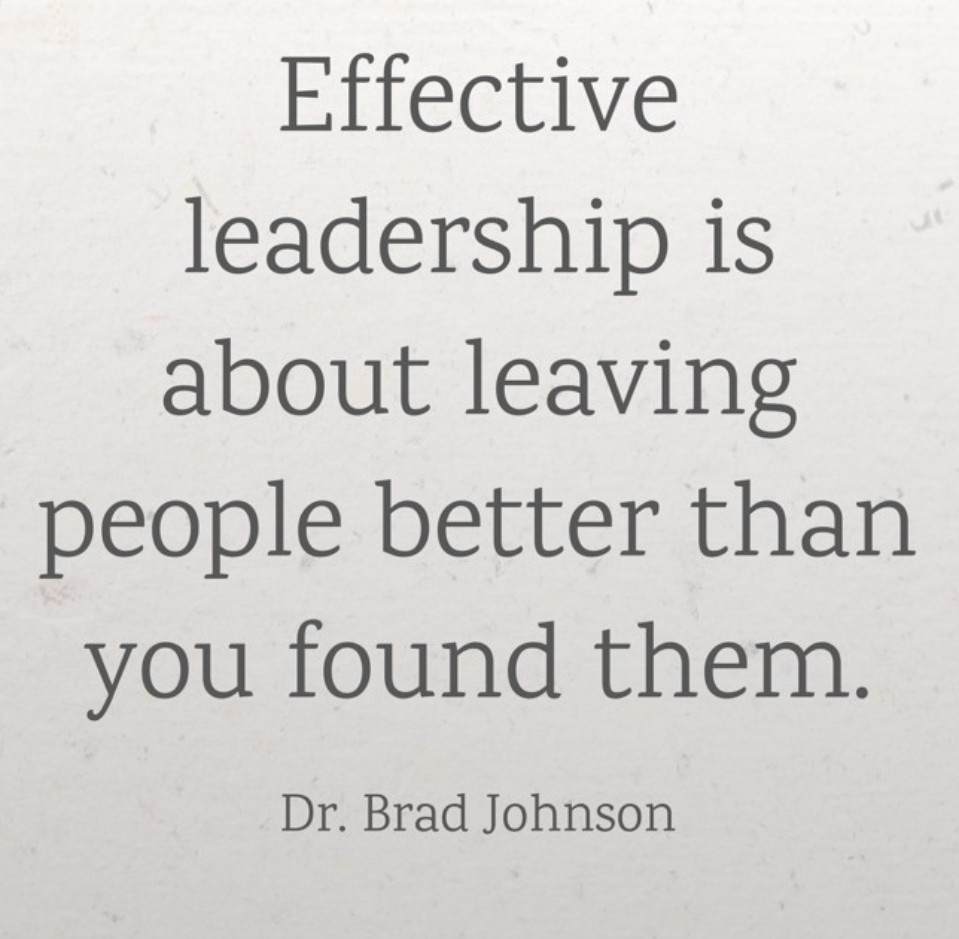 𝐁𝐫𝐚𝐝 𝐉𝐨𝐡𝐧𝐬𝐨𝐧 (@drbradjohnson) on Twitter photo Effective Leadership! Effective Leadership!