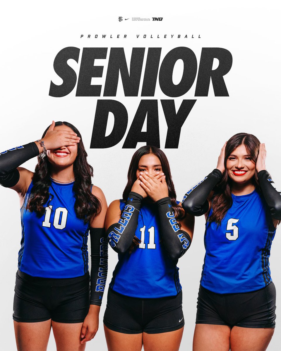 GAME DAY!! SENIOR DAY!

Fort Stockton vs Pecos
Today - 12P
Fort Stockton High School

#prowlers #prowlersfight #TNQ #fortstockton #goprowlers  #teamneverquit #thehuntison <a href="/Prowlervball23/">FortStocktonVolleyball</a>