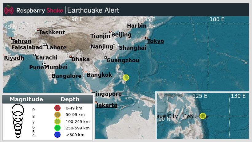 raspishakEQ's tweet photo. Preliminary M5.0 #Earthquake
ID: #rs2024trlbqk
49km from #GeneralLuna, #Philippines
2024-10-05 14:40 UTC
Source: #GFZ
@raspishake
Join the largest #CitizenScience EQ community ➡ https://t.co/Y5O0dgJqJF
EVENT ➡ https://t.co/9p0jyL5365 https://t.co/4PQuF7umhM