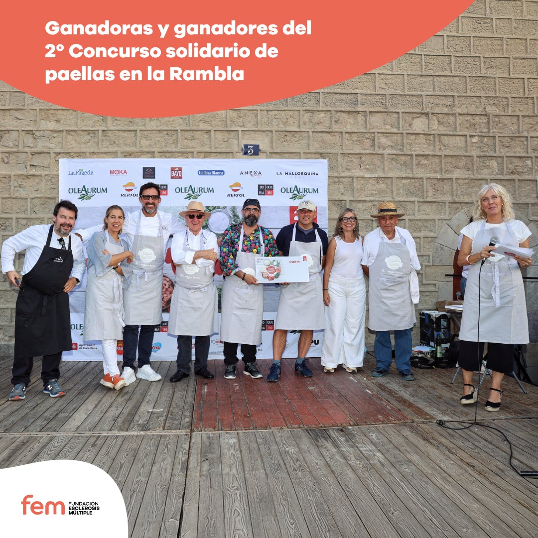 🥘 ¡Ya tenemos ganadores y ganadoras del II Concurso solidario de paellas en la Rambla! 🎉
🏆 Andrea Vesentini - Premio <a href="/CarlesGaig/">Carles Gaig</a>.
🏆 Oriol Macet - Premio <a href="/AdaParellada/">Ada Parellada</a>.
🏆 Rogelio Ardaya - Premio Òscar Manresa.
🏆 Premio del público para Sofía Pariente! 👏🎉 #FemPaelles