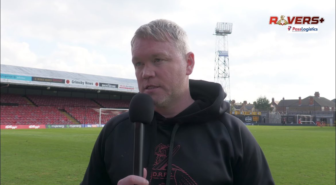 🗣️ Grant McCann: “I asked Jordan [Gibson] and [Luke Molyneux] yesterday: ‘who’re the two best wide forwards in this division?’ – they both said themselves, I think they showed that today.” [<a href="/drfc_official/">Doncaster Rovers FC</a>] #drfc