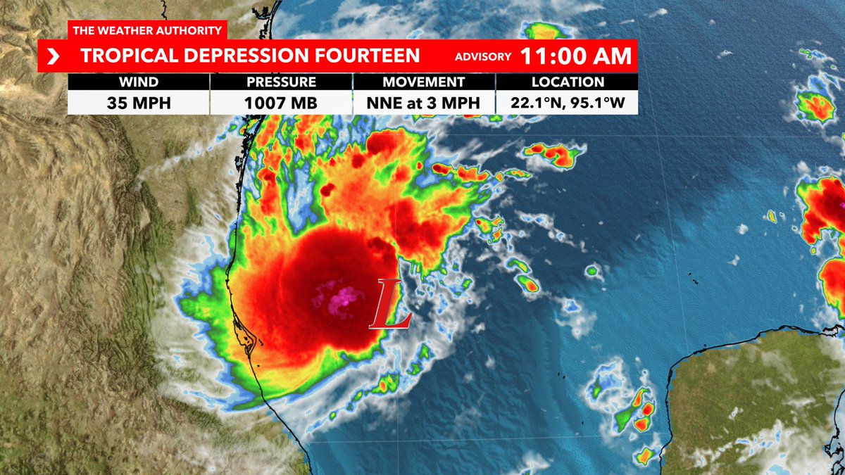 MattDevittWX's tweet photo. #BREAKING: First cone is out with a Florida hurricane expected Tuesday into Wednesday across the state. Initial landfall intensity from the NHC is upper Cat 2 and near Cat 3. Next name is #Milton. Here are my thoughts as of Saturday: 

1. This system is unfortunately already organizing at a quick pace over warmer than average water temps in the Gulf Mexico for October. 

2. For that reason, I do agree that this will intensify into a hurricane in the days ahead. Can't rule out a Major Hurricane at peak intensity *IF* favorable ingredients come together. 

3. Current highest probability for landfall is between Hernando Beach to Everglades City, which includes potential tracks through Tampa Bay or Southwest Florida. Although model changes are always possible, they will start to tighten up with greater accuracy over the next day or two. When that gradually occurs soon, we will be able to give you more specifics on local surge, wind, etc. Reminder that every storm is different in the impacts they bring and those impacts will be felt outside of the cone too.

4. IMPORTANT: Surge will again be a problem for a portion of our western Florida coastline. This is a unique and rare angle of approach from the southwest. That means that if you're on the southern side of the storm you will be getting surge to a certain degree. *CLOSEST TO THE SOUTHERN HALF OF THE EYEWALL WILL GET THE HIGHEST SURGE.* That's why landfall location is important with this storm. Every mile makes a difference! If you're north of the center, your wind will be coming in from a different direction and from the land...more likely to suck the water out at landfall. Some surge is still possible north after the storm exists, but not to the level compared to those south of the center. 
 
5. Remain calm. Now is the time this weekend to review your hurricane plan with your family or friends. Grab necessities, but don't overstock! Remember about our neighbors and others in the community. If you are told to evacuate, please do so!

You're in good hands here at WINK. I will guide you through the entire storm 24/7 from start to finish, without the hype and with information you need. Make sure to tune into WINK News for the latest all week.