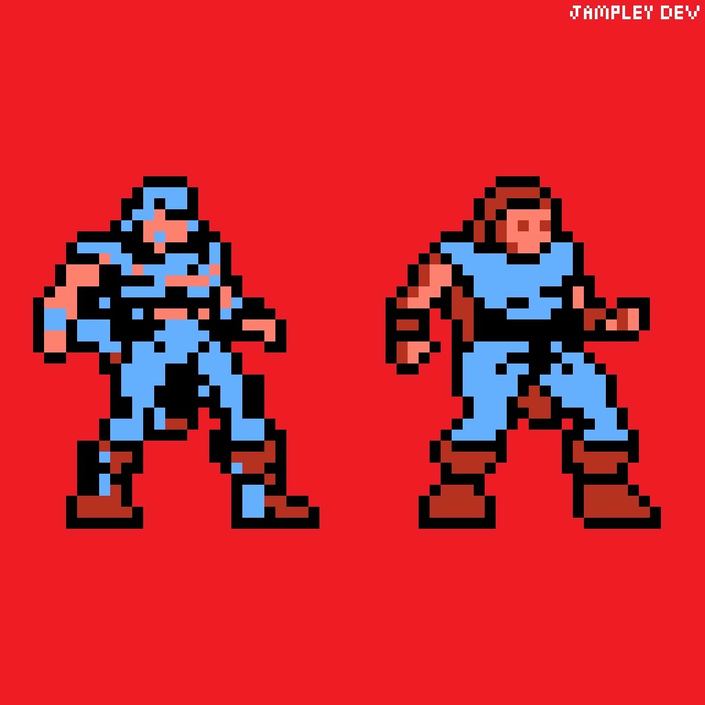 JampleyDev's tweet photo. NES Kickmaster Redraw

The original looked like a mes of pixel honestly, the game is cool tho. My redraw is just ok in my opinion.

#nes #kickmaster #peach #redraw #pixelart #nintendo #retro #platformer https://t.co/cu4yX4WBbt