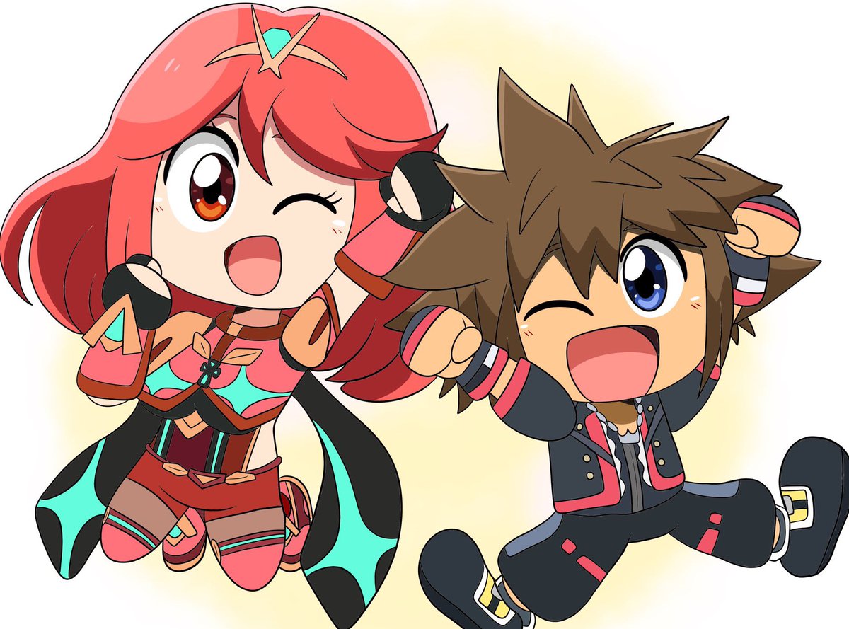 happy 3 years since Sora was announced for Smash!!🎉 resharing