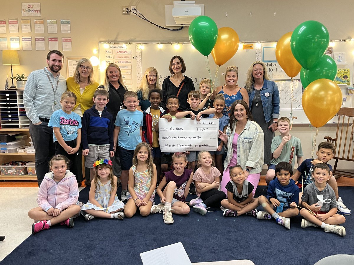HaleyTemple11's tweet photo. Thank you to the @fhfeorg for funding our STEM throughout the year project! We can’t wait to get this started in 1st grade. https://t.co/D6PxmIU1sk