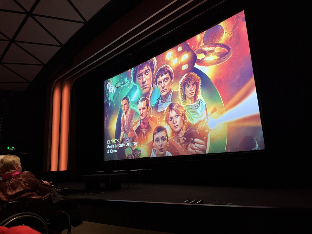 cult_edge's tweet image. What a wonderful #Blakes7 event at @BFI . Fascinating panels (including Jan and Sally!), some peeks at the blu-ray extras and screenings of the remastered ‘Seek Locate Destroy’ and ‘Orac’. The new special effects are just brilliant and so true to the show. What a treat it’s been!